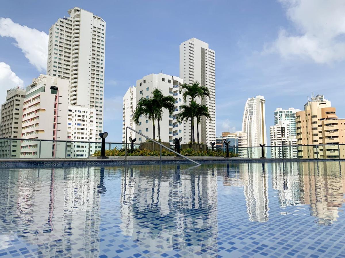 Апартаменты Oceanview Escape Pool, Jacuzzi & Gym In Bocagrande Картахена Экстерьер фото